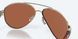 Costa Del Mar South Point Brushed Gold/Copper Polarized 580G 59 mm Sunglasses