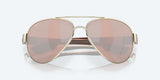 Costa Del Mar South Point Brushed Gold/Copper Polarized 580G 59 mm Sunglasses