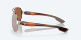 Costa Del Mar South Point Brushed Gold/Copper Polarized 580G 59 mm Sunglasses