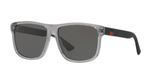 GUCCI GG0010S Black / Gray Square Authentic Polarized Sunglasses 58 mm - NEW