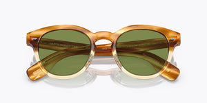 Oliver Peoples CARY GRANT SUN OV 5413SU Honey VSB/Green C 50mm Sunglasses