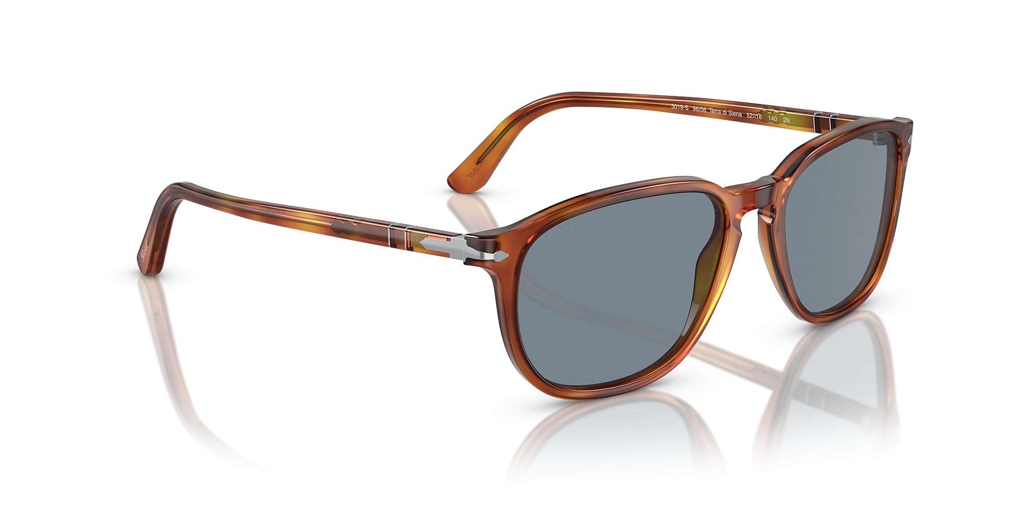 Persol Sunglasses PO3019S 96/56 Light Havana 52MM NEW