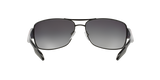 Prada Linea Rossa SPS 53N 7AX5W1 Black / Grey Polarized Sunglasses - NEW