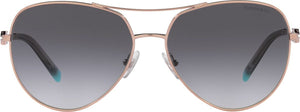 Tiffany & Co.  TF3083B Sunglasses Rubedo Frame, Grey Gradient Lenses, 59MM
