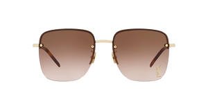 SAINT LAURENT SL 312 M 008 Gold Brown Gradient Women's Extra Large Sunglasses