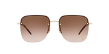 SAINT LAURENT SL 312 M 008 Gold Brown Gradient Women's Extra Large Sunglasses