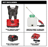 Milwaukee 2820-21PS M18 SWITCH TANK 4 Gallon Backpack Sprayer Kit - New