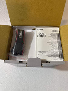 Canon EOS 2000D Kit + EF-S 18-55mm f/3.5-5.6 IS II Lens - RFRBSHD