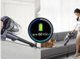 Samsung Jet 75+ Cordless Stick Vacuum Cleaner Turbo Action - Teal Silver - NEW