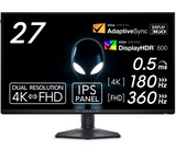 Alienware AW2725QF 27" Dual-Resolution Gaming Monitor 4K 180Hz, FHD 360Hz - New