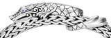 John Hardy Legends Naga Silver 7.5mm Chain Bracelet with Blue Sapphire Eyes - NEW