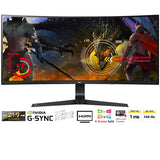 LG 34UC89G-B 34-Inch 21:9 Curved UltraWide IPS Gaming Monitor with G-SYNC - NEW