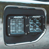 Rigid D-Series Pro Spot Midnight Edition Surface Mount LED Lights Pair 202213BLK