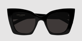 SAINT LAURENT SL 552 001 Cat Eye Injection Black 51 mm Women's Sunglasses