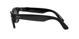 Ray-Ban Stories | Wayfarer Square Smart Glasses, Shiny Black / Green - 53 mm
