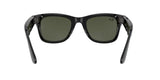 Ray-Ban Stories | Wayfarer Square Smart Glasses, Shiny Black / Green - 53 mm