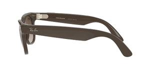 Ray-Ban Stories | Meteor Square Smart Glasses, Shiny Brown/Brown Gradient, 51 mm