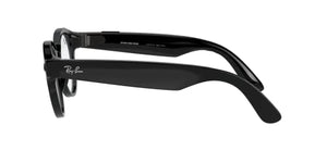 Ray-Ban Stories Smart Glasses: Photo Video Music Calls | Black - Transitions | Round