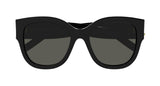 New Saint Laurent Women's SL M95/F Cat Eye Sunglasses - Black / Gold