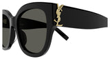 New Saint Laurent Women's SL M95/F Cat Eye Sunglasses - Black / Gold