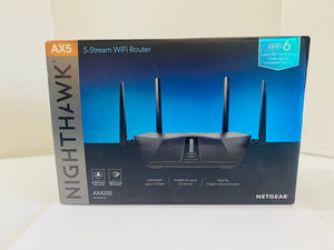 NETGEAR Nighthawk AX4200 5-Stream WiFi Router RAX43-100NAS (BLACK)