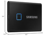 Samsung T7 Touch 2TB Portable External SSD - Fingerprint Security - New Sealed