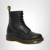 Dr. Martens Womens 1460 Nappa Leather 8 Eye Boot, Black, US 5M , EU 37 (Brown Box)