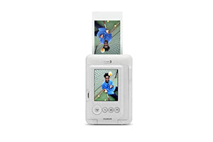 Fujifilm Instax Mini LiPlay Hybrid Instant Camera (Stone White) - DELUXE BUNDLE