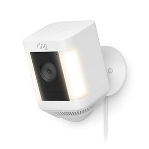 Ring Spotlight Cam Plus, Plug-in | Two-Way Talk, Color Night Vision and Siren