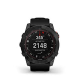 Garmin Fenix 7X Solar Multisport GPS Watch, Slate Grey with Black Band - Open Box