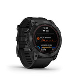 Garmin Fenix 7X Solar Multisport GPS Watch, Slate Grey with Black Band - Open Box