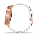 Garmin Vívomove Style - Rose Gold/White Silicone Band 010-02240-00