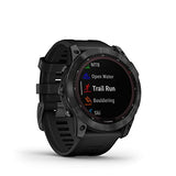 Garmin Fenix 7X Solar Multisport GPS Watch, Slate Grey with Black Band - Open Box