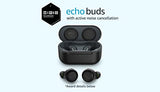 New Amazon Echo Buds 2nd Gen Wireless Earbuds w/ Active Noise Cancellation Black