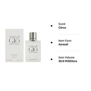 Acqua Di Gio Men by Giorgio Armani EDT Spray 1.0 oz