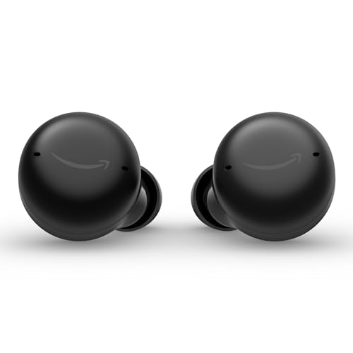 New Amazon Echo Buds 2nd Gen Wireless Earbuds w/ Active Noise Cancellation Black