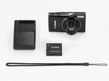 Canon IXY 650 / ELPH 360 20.2MP Digital Camera 12x Optical Zoom Wi-Fi Black - New
