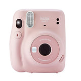 Fujifilm Instax Mini 11 Blush Pink Instant Camera + Case + Monochrome Film