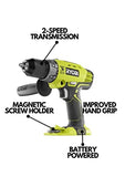 Ryobi P214 ONE+ 18V 1/2 inch Hammer Drill Driver + Battery + Charger + Tool Bag