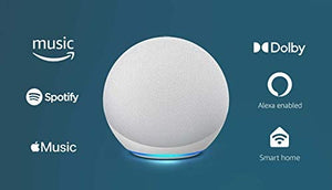 Amazon Echo (4th Gen) - Smart Home Hub with Alexa - Glacier White