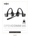 Shokz OpenComm UC Wireless Bone Conduction Stereo Bluetooth Headset Black
