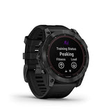 Garmin Fenix 7X Solar Multisport GPS Watch, Slate Grey with Black Band - Open Box