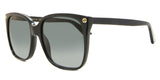 GUCCI GG0022S 001 Black Cat Eye Women's Authentic Sunglasses - 57mm