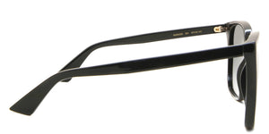 GUCCI GG0022S 001 Black Cat Eye Women's Authentic Sunglasses - 57mm