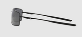 OAKLEY Square Wire Sunglasses Polished Black/Black Iridium NEW OO4075-01