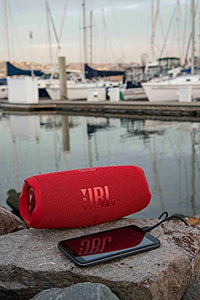 NEW JBL Charge 5 Portable Waterproof Speaker with Powerbank - Red