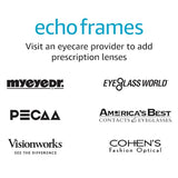 Amazon Echo Frames (3rd Gen) | Smart Glasses with Alexa | Square Frames