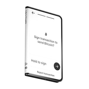 Ledger STAX - Next-Gen Secure Touchscreen Crypto Wallet with Curved E Ink Display