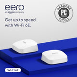 eero Pro 6E Tri-band Mesh Wi-Fi 6E System (2-pack) - White - Any Carrier
