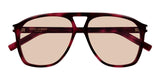 Saint Laurent SL 596 Dune Aviator Sunglasses - Havana Brown